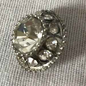 15 mm rhinestone buttons - 30 available